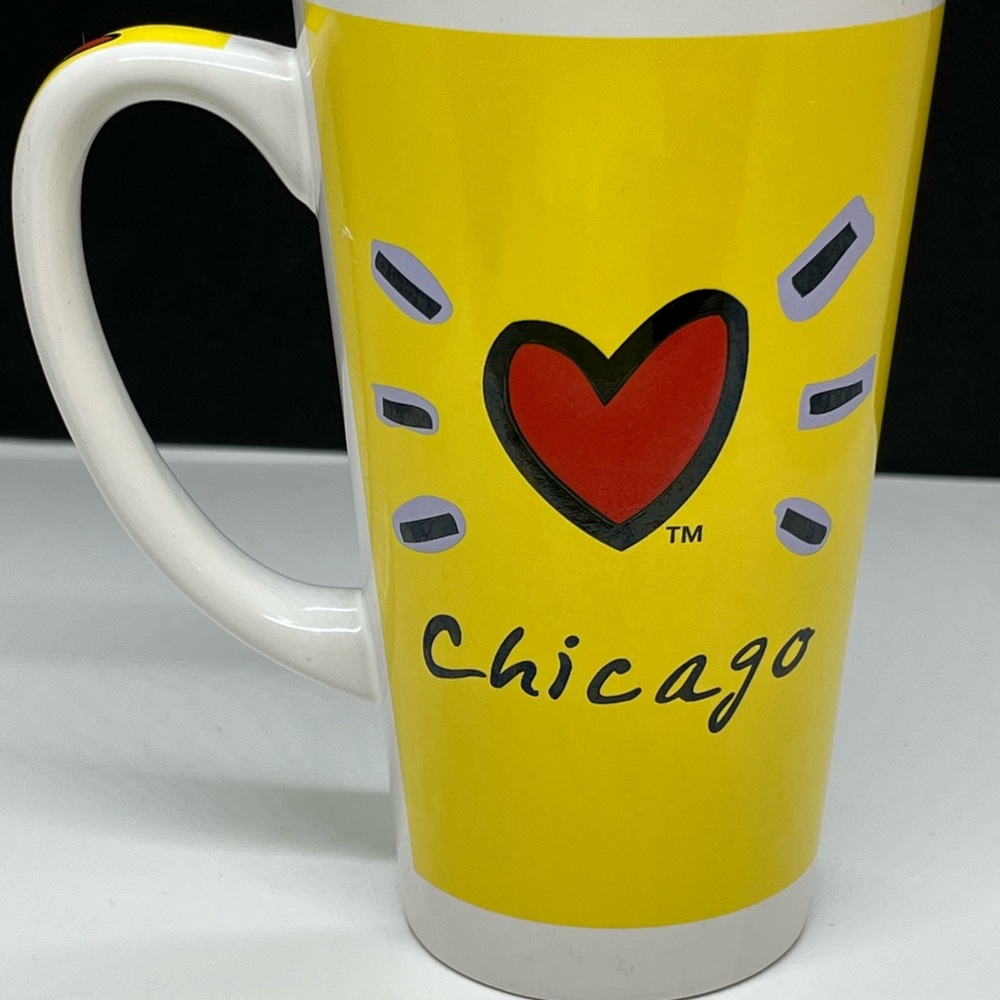 Luke A Tuke Chicago Mug Heart Skyline Tall 16 oz.